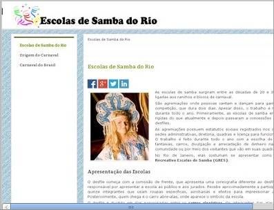 Escolas Samba Rio