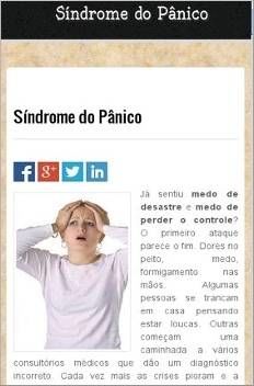 Síndrome Pânico