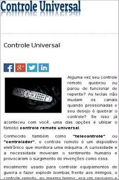 Controle Universal