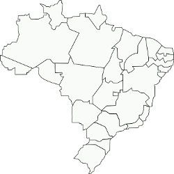 Mapa Brasil Ilustração