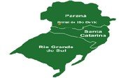 Mapa Região Sul Brasil