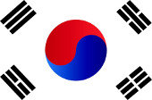 Bandeira Coreia Sul