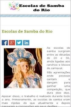Escolas Samba Rio