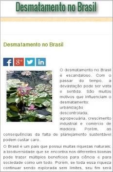 Desmatamento Brasil
