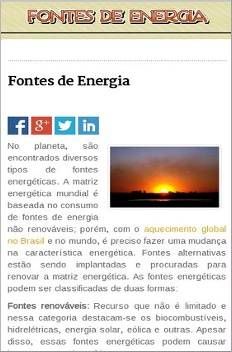 Fontes Energia